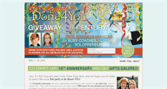 Desktop Screenshot of done4yougiveaway.com